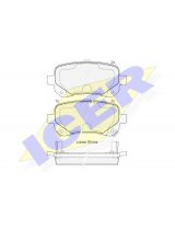 ICER 181910 Колодки дисковые задние