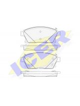 ICER 181939 Колодки дисковые