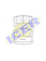 ICER 181799 Колодки дисковые