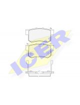 ICER 180798 Колодки дисковые