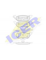 ICER 181564 Колодки дисковые