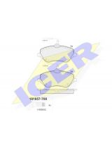 ICER 181657-700 Колодки дисковые