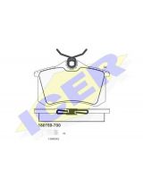 ICER 180789-700 Колодки дисковые задние