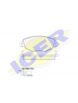 ICER 181380-701 Колодки дисковые передние