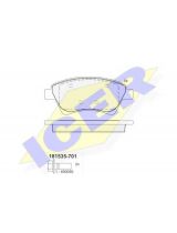 ICER 181535-701 Колодки дисковые передние
