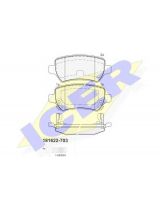 ICER 181622-703 Колодки дисковые задние