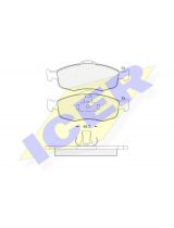 ICER 180916 Колодки дисковые передние