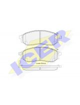 ICER 181876 Колодки дисковые передние