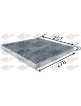 JS Asakashi AC2510C Фильтр салонный угольный