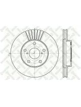 Stellox 6020-4578V-SX Тормозной диск передний