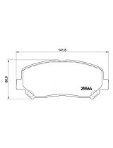 BREMBO P49045 Колодки дисковые передние