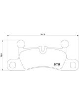 BREMBO P65027 Колодки дисковые