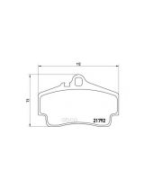 BREMBO P65008 Колодки дисковые комплект