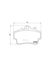 BREMBO P65007 Колодки дисковые