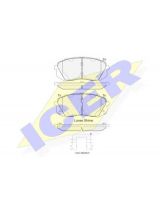 ICER 181826-201 Колодки дисковые