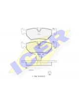 ICER 141087 Колодки дисковые