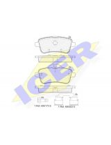 ICER 182072-200 Колодки дисковые