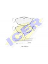 ICER 141103 Колодки дисковые