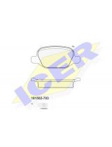 ICER 181502-703 Колодки дисковые