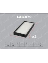 Lynxauto LAC-079 Фильтр салонный 2 шт