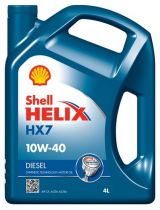 Моторное масло SHELL 550046310 Helix diesel HX7 10W-40 4л
