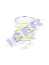 ICER 182077 Колодки дисковые