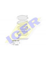 ICER 141367-701 Колодки дисковые
