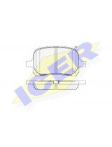 ICER 181632 Колодки дисковые