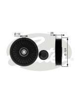 GATES T36216 Ролик промежуточный поликлинового ремня генератора, без кондиционера