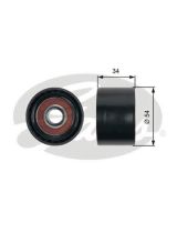 GATES T36453 Ролик обводной приводного
