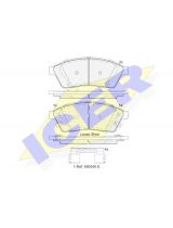 ICER 182143 Колодки дисковые