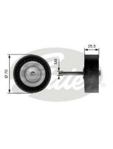 GATES T36204 Ролик приводной