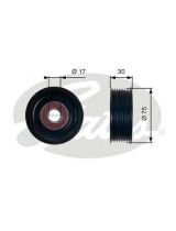 GATES T36320 Ролик приводной