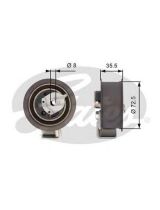 GATES T43020 Ролик натяжной