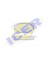 ICER 182222-208 Колодки дисковые