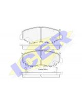 ICER 181558 Колодки дисковые