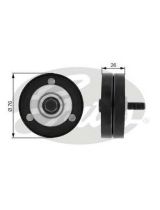 GATES T36182 Ролик