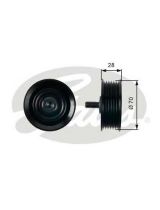 GATES T36410 Ролик