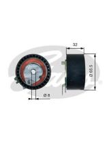 GATES T43236 Ролик