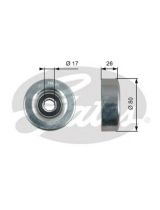 GATES T36424 Ролик
