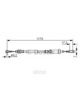 BOSCH 1 987 482 004 Трос ручного тормоза