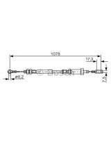 BOSCH 1987482002 Трос ручного тормоза