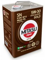 Моторное масло MITASU MJ-101-6 GOLD SN 5W-30 6л