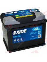 EXIDE Аккумулятор Excell EB620 540А (62 А/ч)