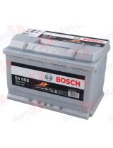 BOSCH 577400078 Аккумулятор S5 008 780А (77 А/ч)