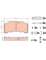 TRW GDB5093 Колодки дисковые