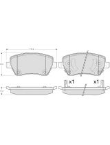 TRW GDB3546 Колодки дисковые