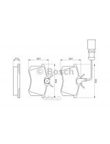 BOSCH 0 986 424 559 Колодки дисковые задние