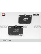 FENOX BP43358 Колодки дисковые задние