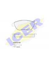 ICER 181673-701 Колодки дисковые